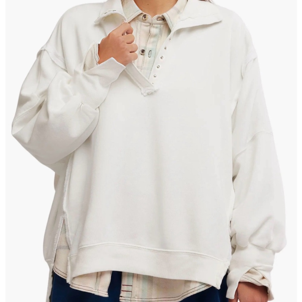 We The Free MSRP $98 Camden Oversize Henley